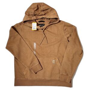 Carhartt Women’s Relaxed Fit Midweight French Terry Hoodie Medium Brown